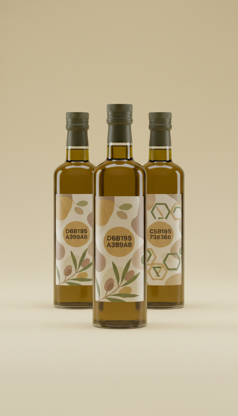 Cold-Pressed Olive Oil Glass Bottle
