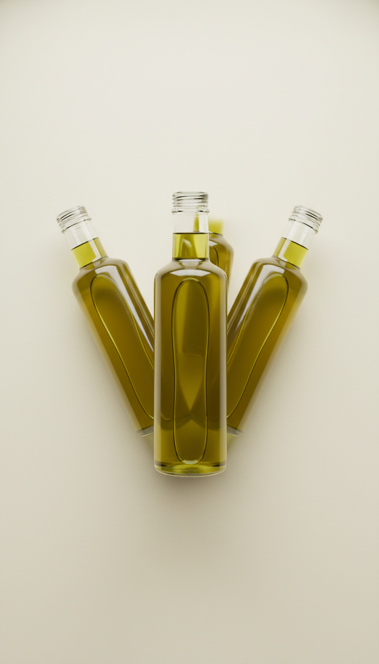 Cold-Pressed Avocado Oil Glass Bottle